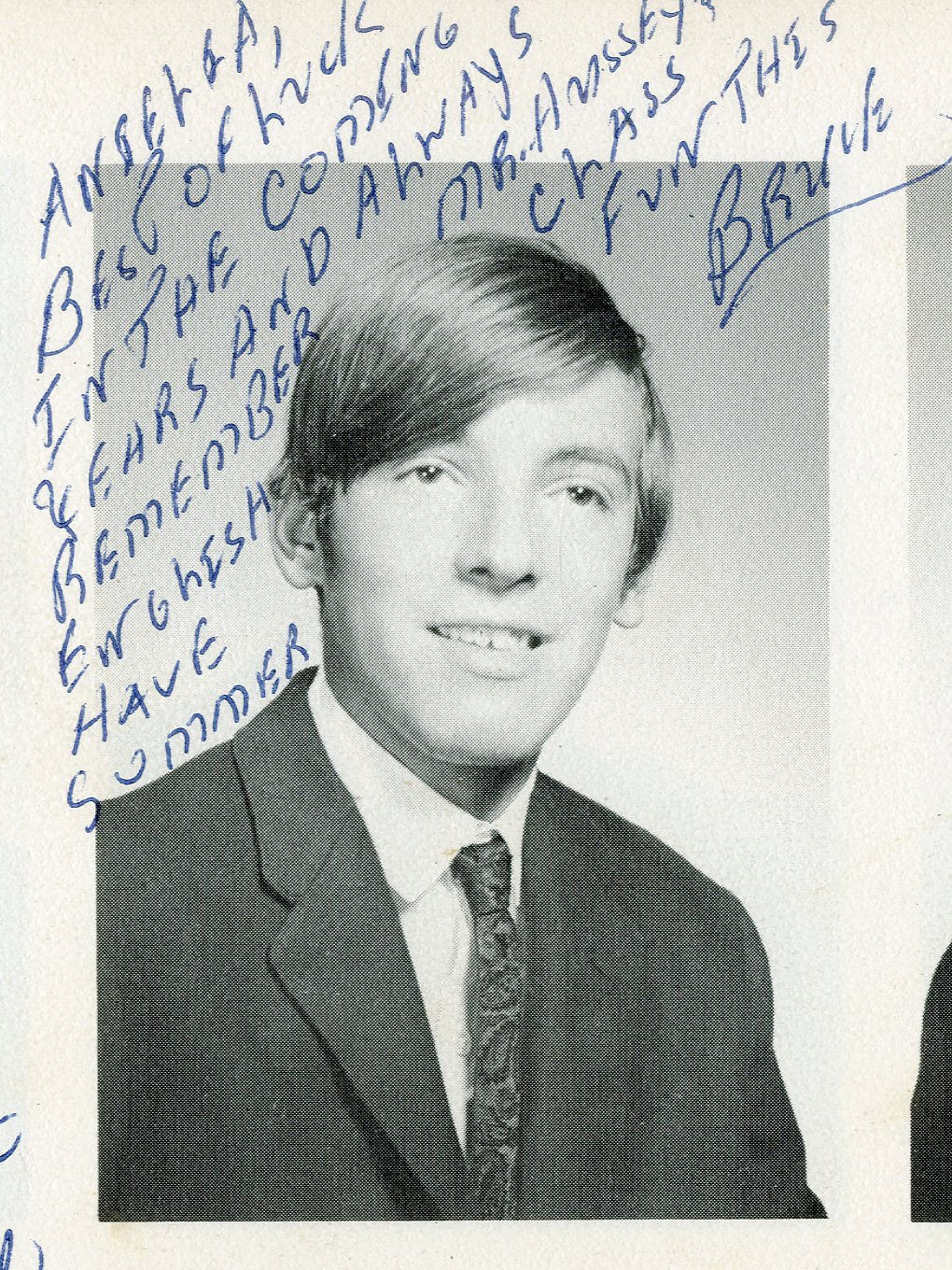 Bruce Springsteen Freehold High School Yearbook: The Backstory