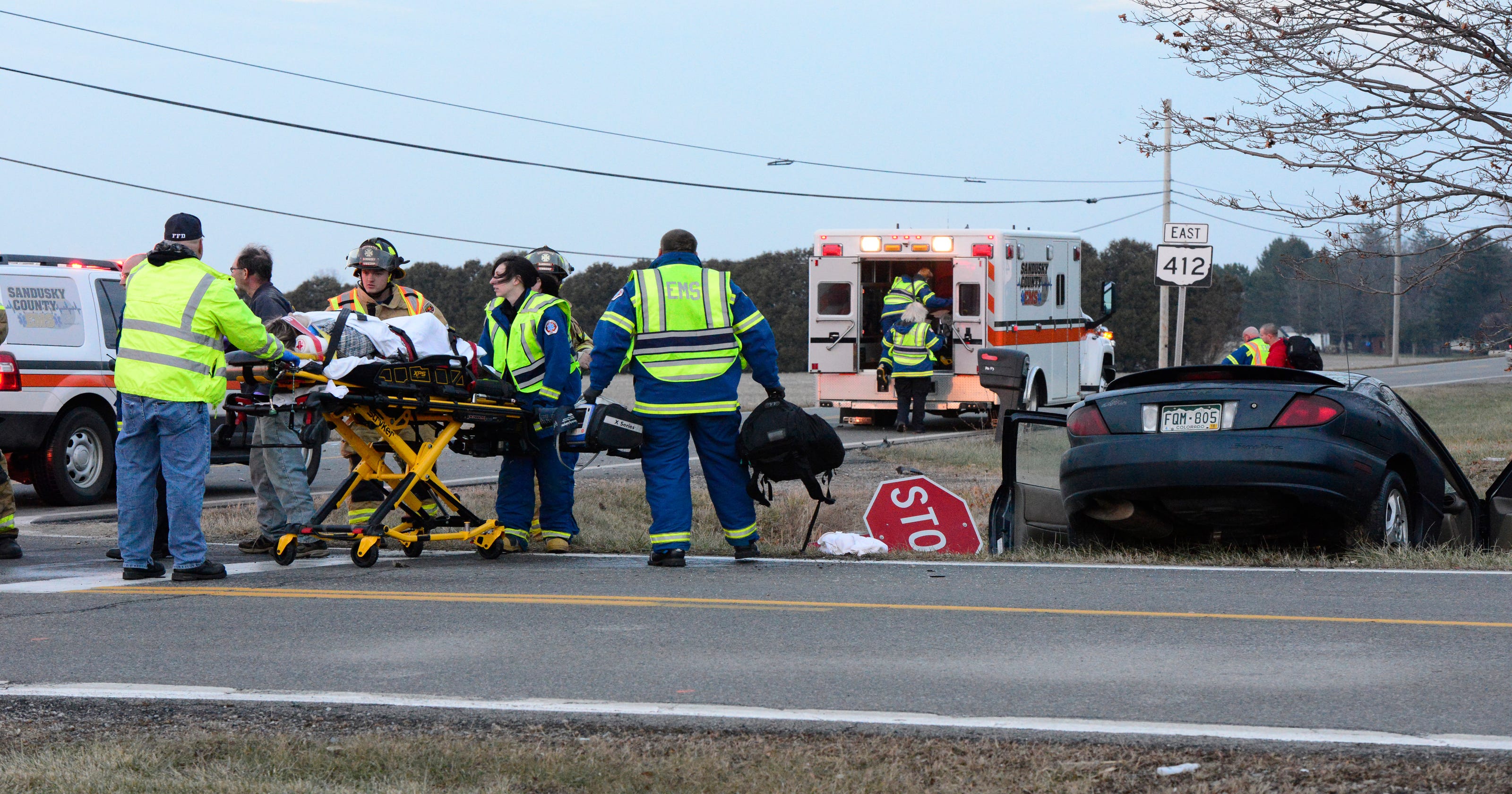 4 injured in 2 separate Sandusky County crashes