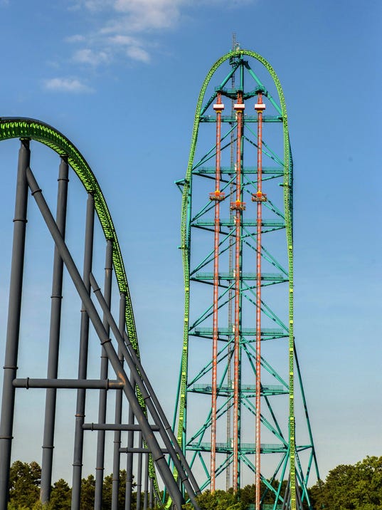 Six Flags in NJ finally opens record drop ride