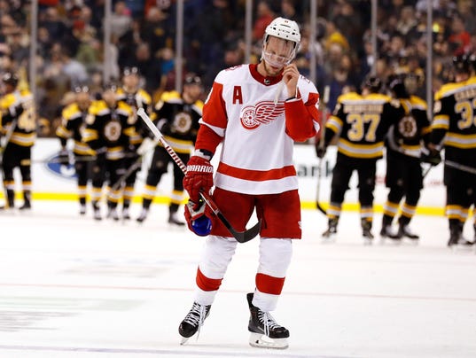 NHL: Detroit Red Wings at Boston Bruins