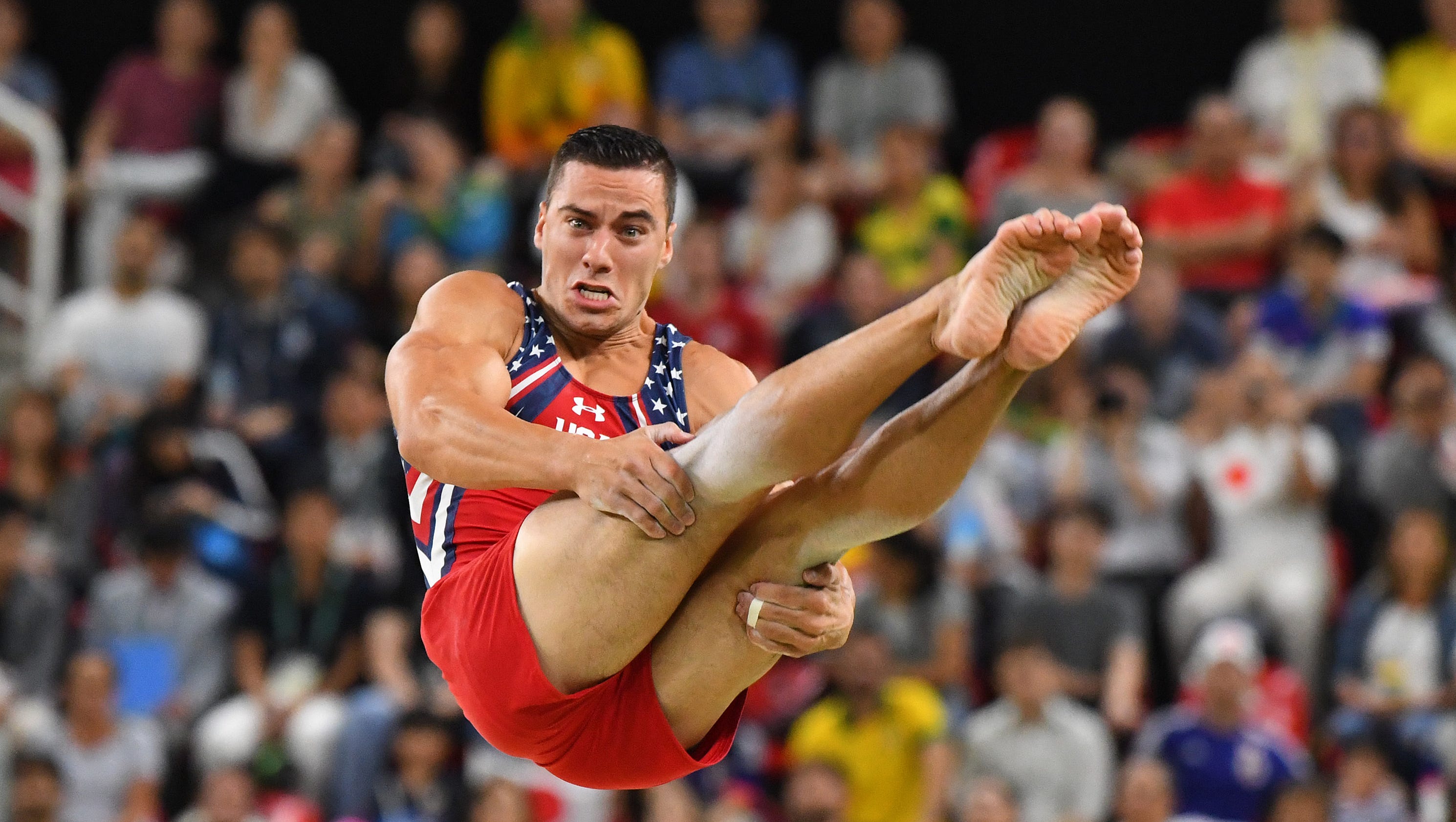 U S Takes Fifth In Mens Olympics Gymnastics Japan Beats China For Gold