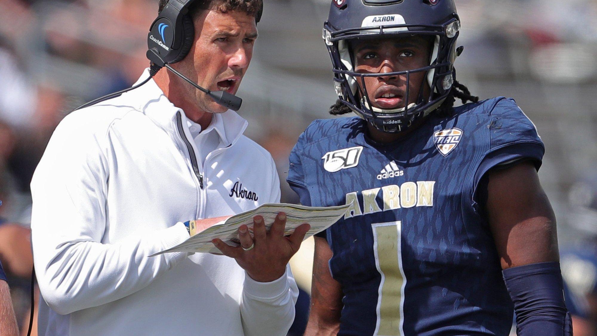 University Of Akron Football Coach Tom Arth Says Zips Return Monday