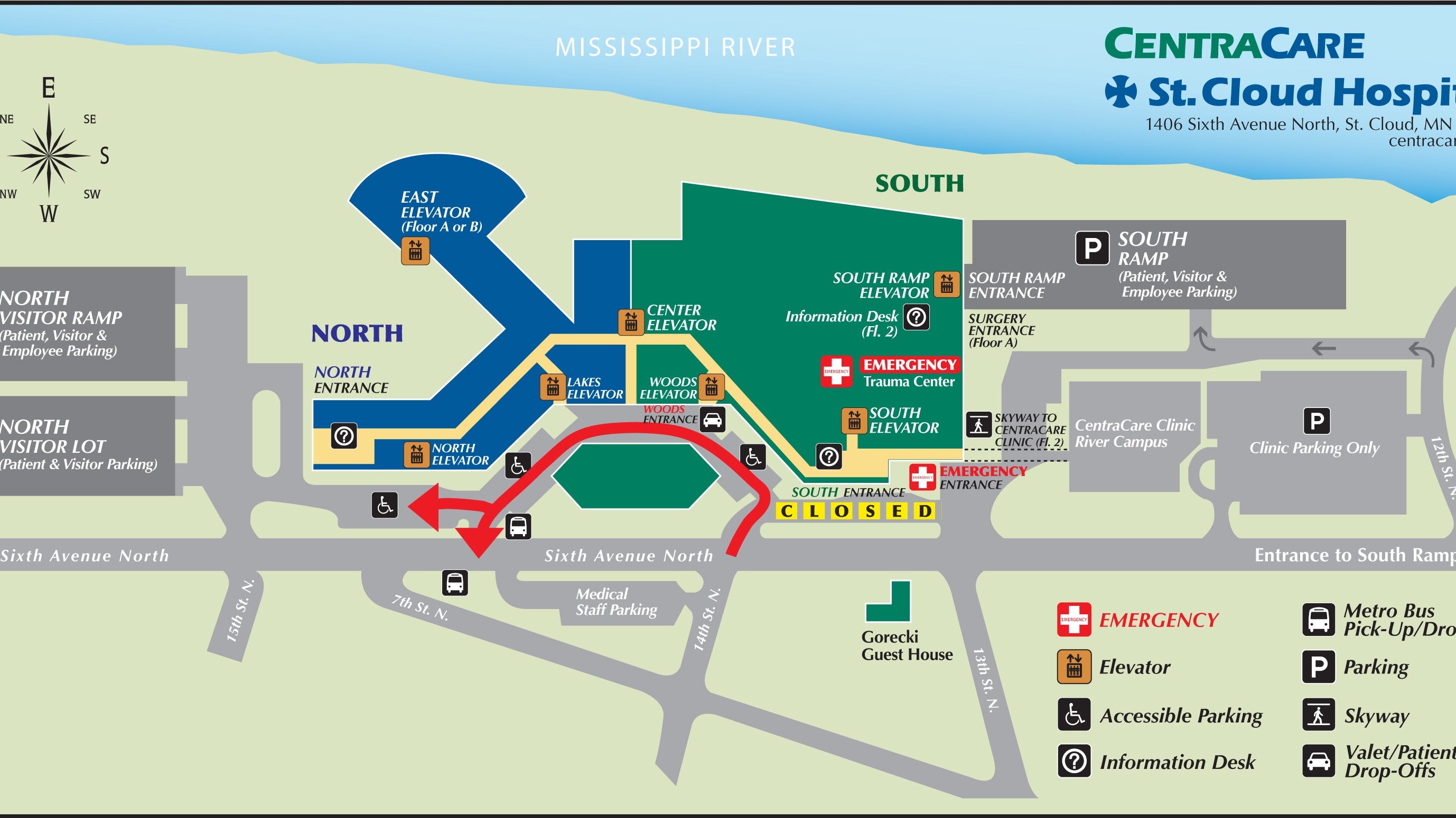 South Hospital Entrance To Close For Construction   B9316682389Z.1 20150320162241 000 G14A9G5OL.1 0 