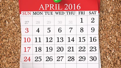 teller golf dichtheid Experience: April 2016 Calendar of Events