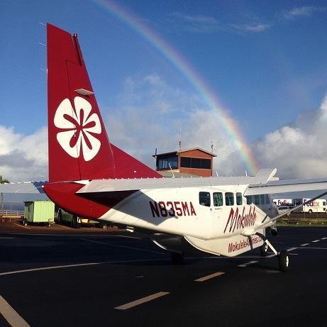 A Mokulele Airlines aircraft.