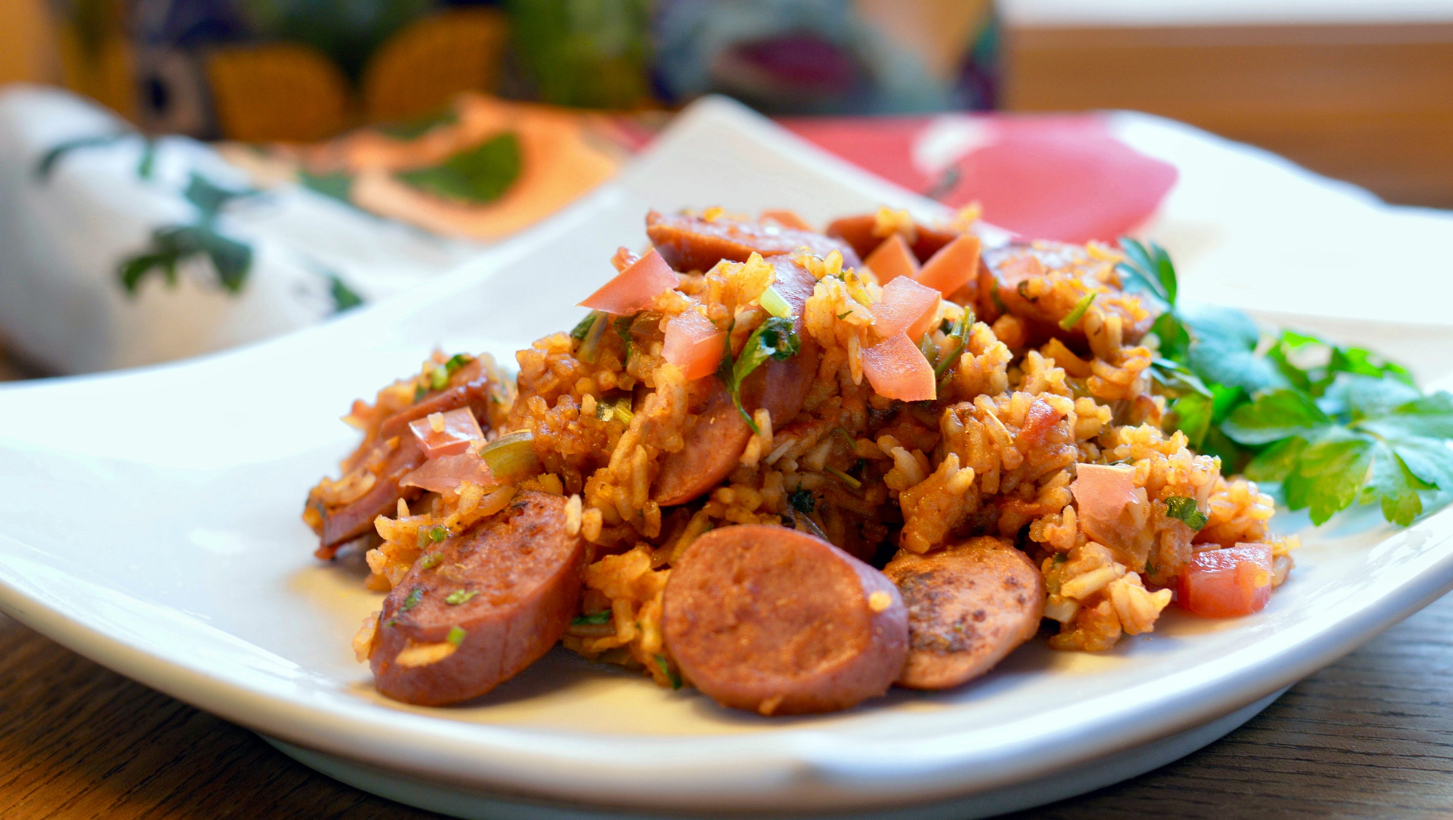 spanish-rice-with-smoked-sausage