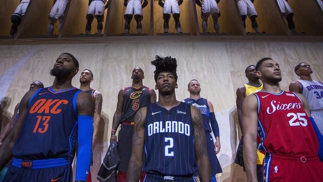 adiós Centro de producción lava Photos: NBA teams unveiling new Nike uniforms for 2017-18 season