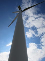 On a tour of the Benton County wind farms, offered