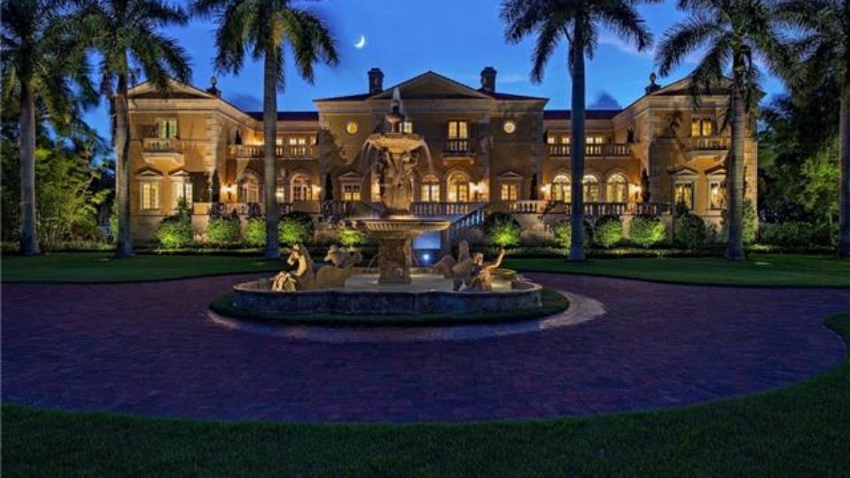 Naples Mansion Listed For A Record $68 Million