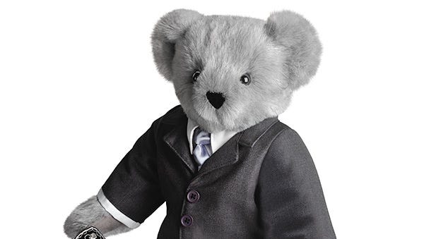 This Fifty Shades of Grey bear is $90 at VermontTeddyBear.com.