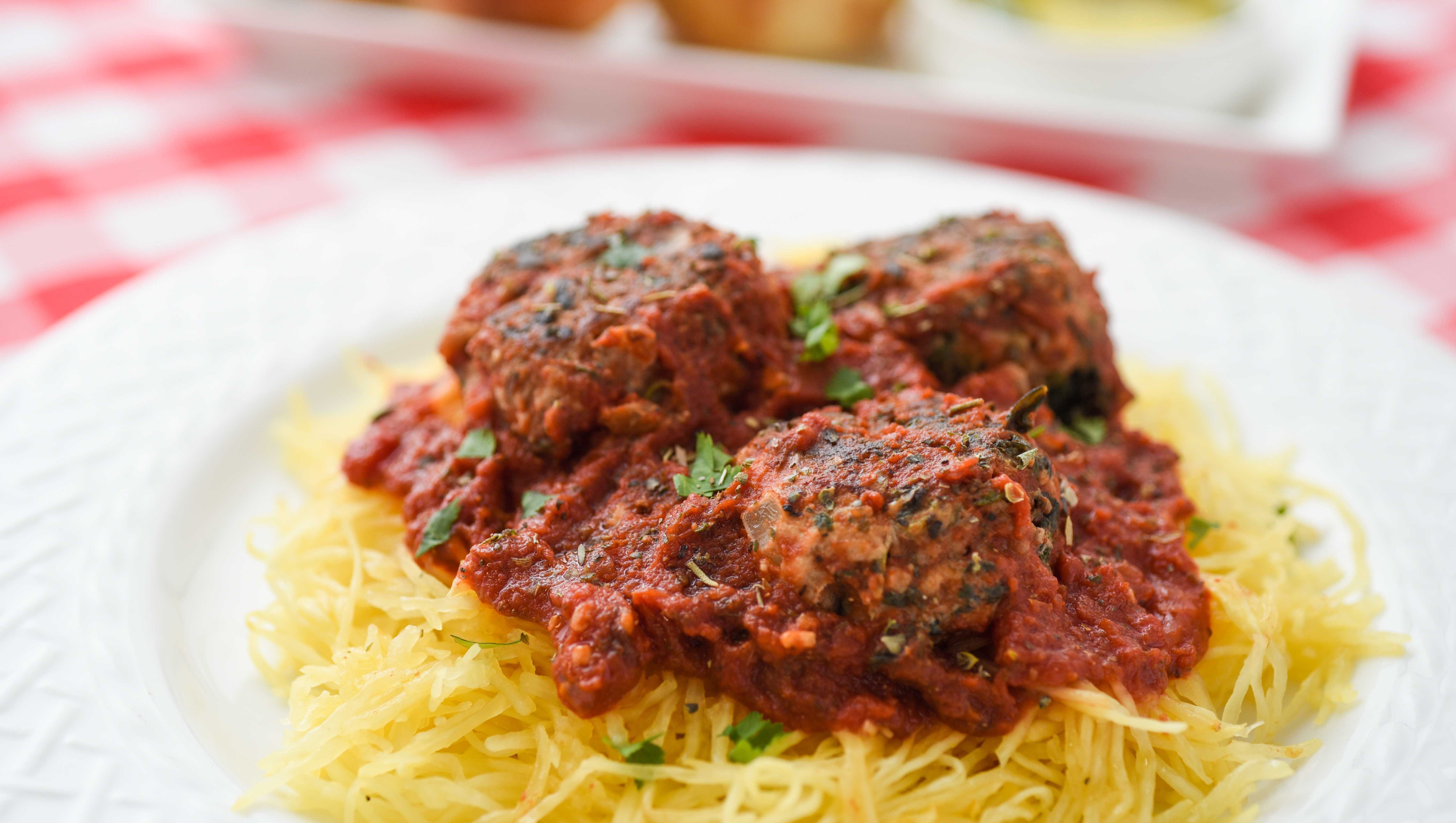 Video Spaghetti Squash Meatballs Recipe