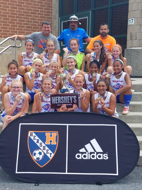 Millville Pride U15 girls' soccer capture Hershey Cup