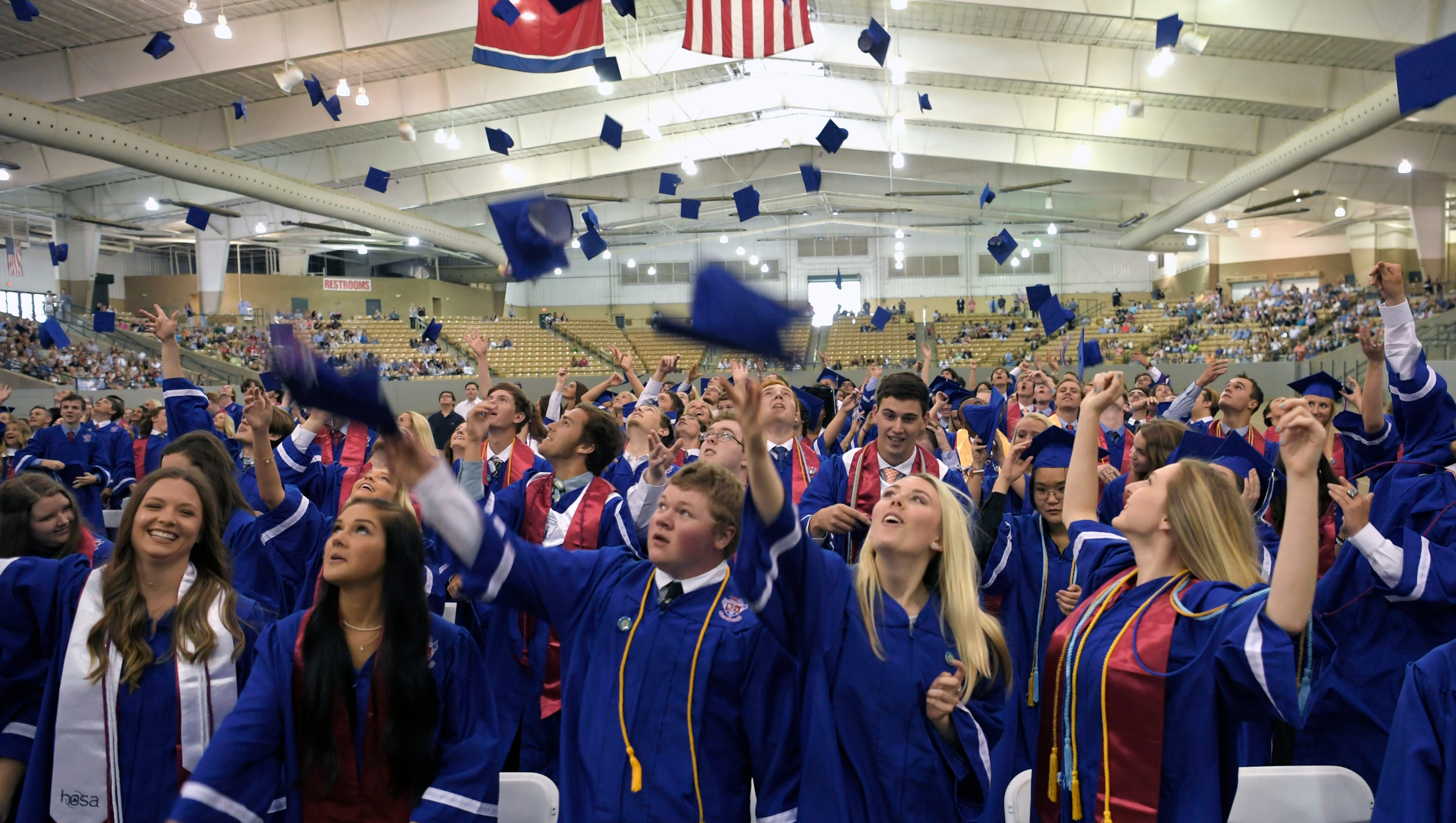 monroe township high school graduation 2017