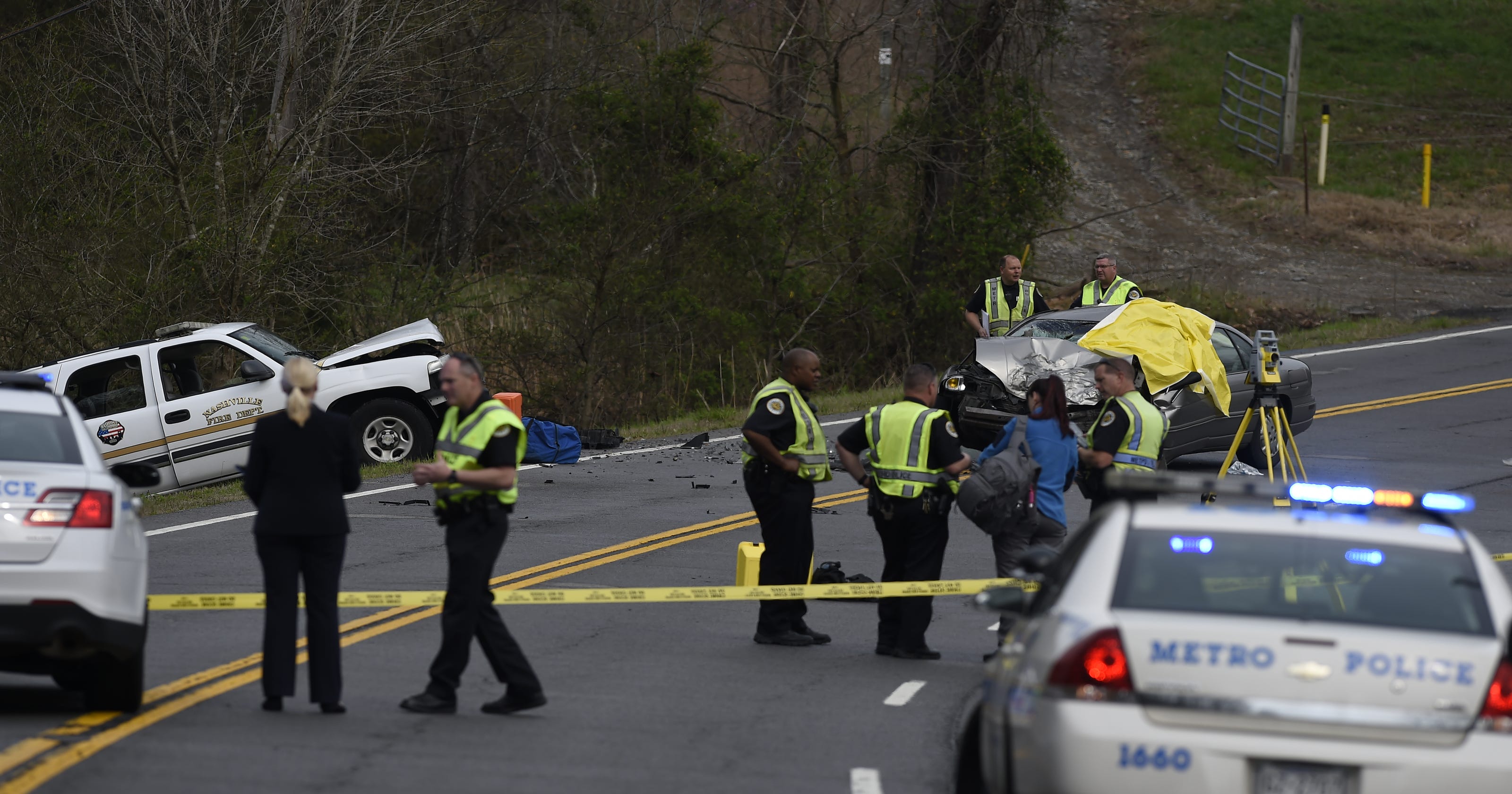 Nashville Fire Department SUV involved in fatal crash