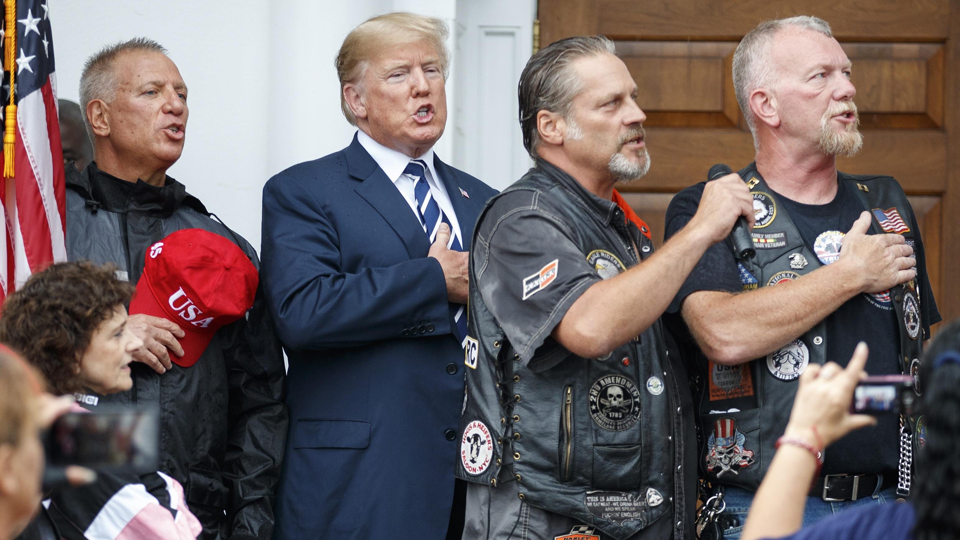 After Visiting With Bikers Trump Urges Harley Boycott   B99688626Z.1 20180812193403 000 GFH249P8V.2 0 