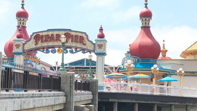 Pixar Pier First Look What S New At Disneyland S California Adventure - new shopping areas roblox water park world 23
