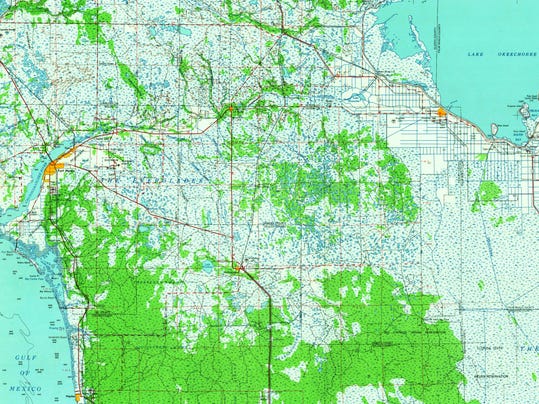 Change can be seen in old maps of Southwest Florida