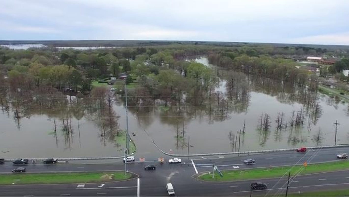 VIDEO: Treasure Island flooding from the sky