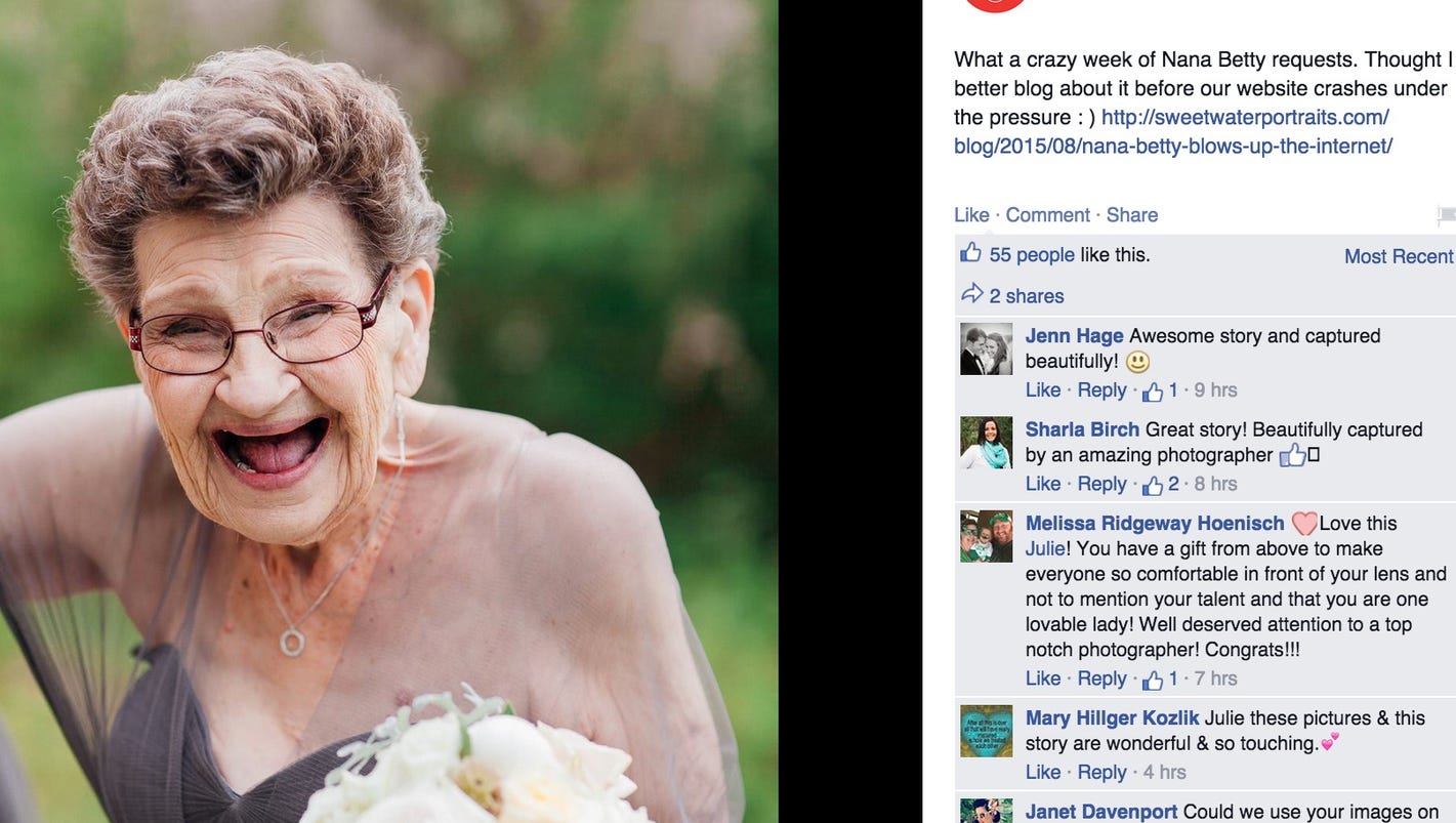 89 Year Old Grandmother Makes Best Bridesmaid