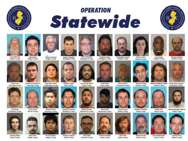 640px x 481px - WATCH: Five Ocean Co. men among 40 charged in child porn bust