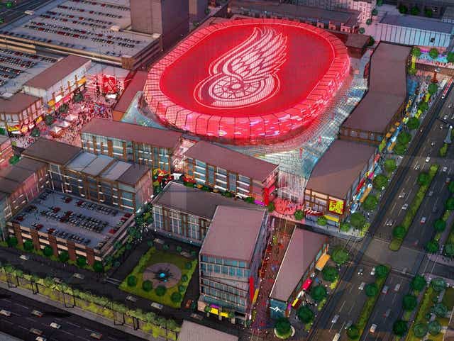 Little Caesars Arena doesn't have the same character as the Joe