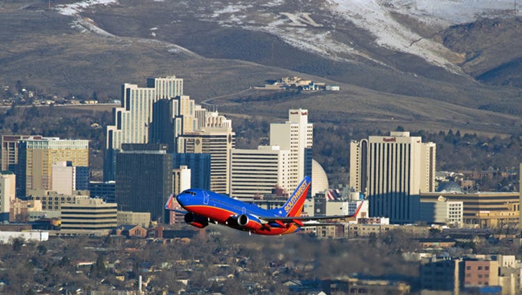 reno airport to fandango carson city