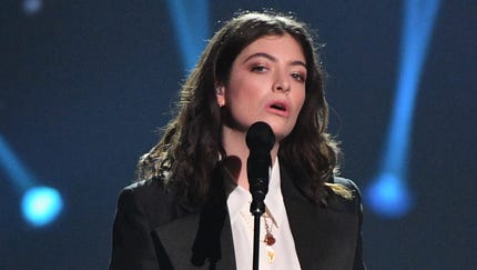 Lorde was one of many female artists who walked...