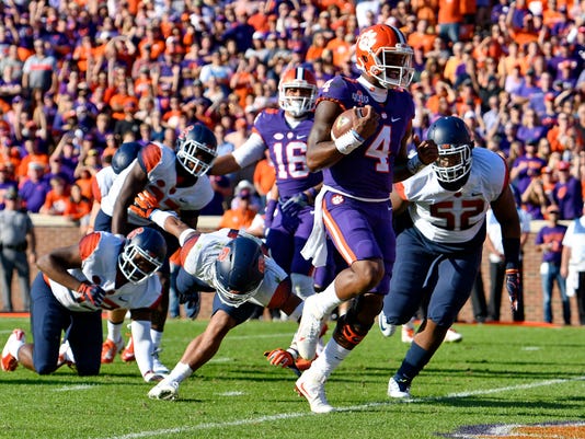 Watson Leads No 3 Clemson To Blowout Of Cuse Before Injury