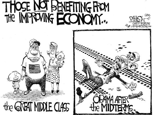 CARTOON: Improving economy?