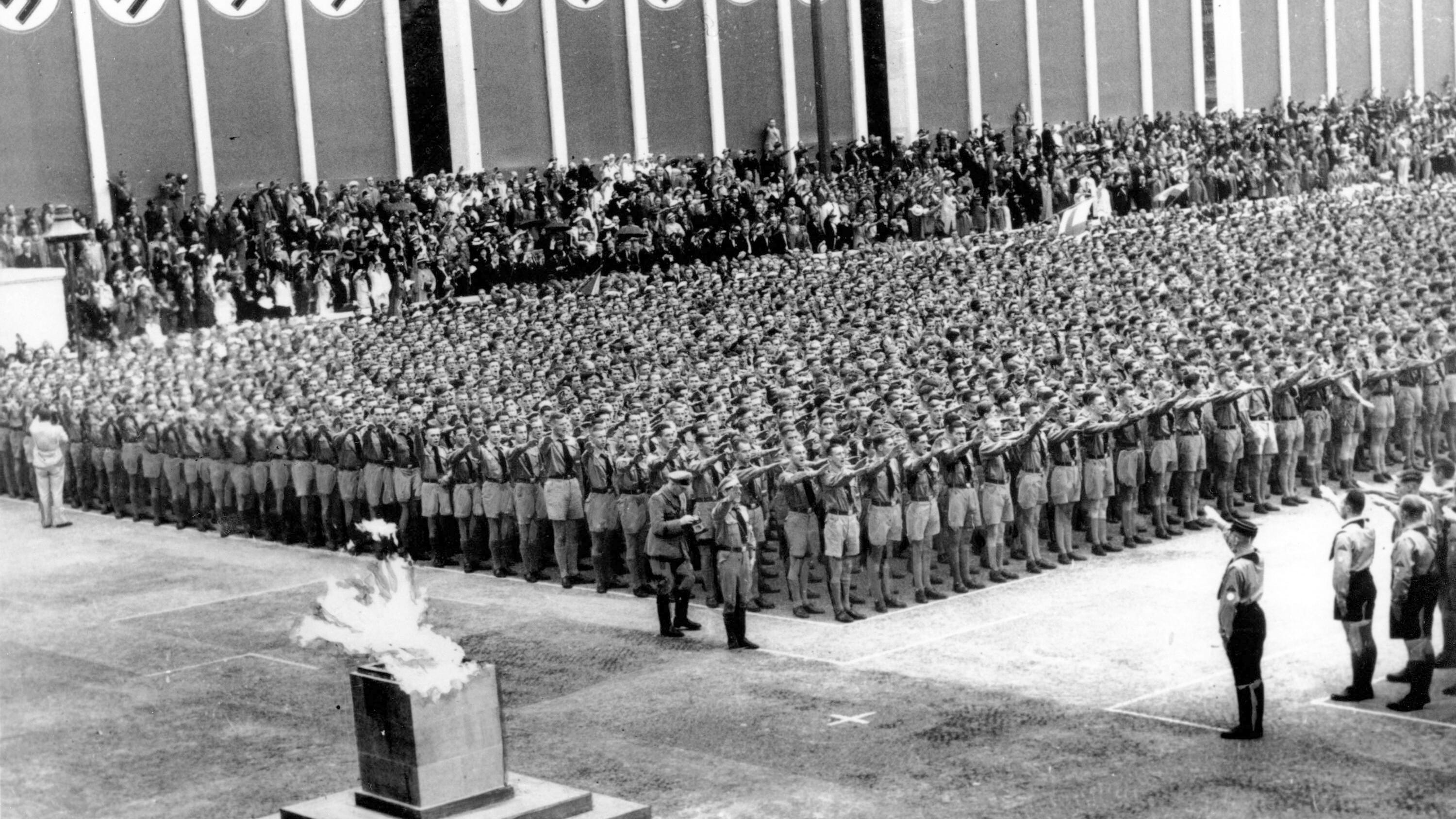 Olympic torch relay began in 1936 at Hitler's Berlin Games