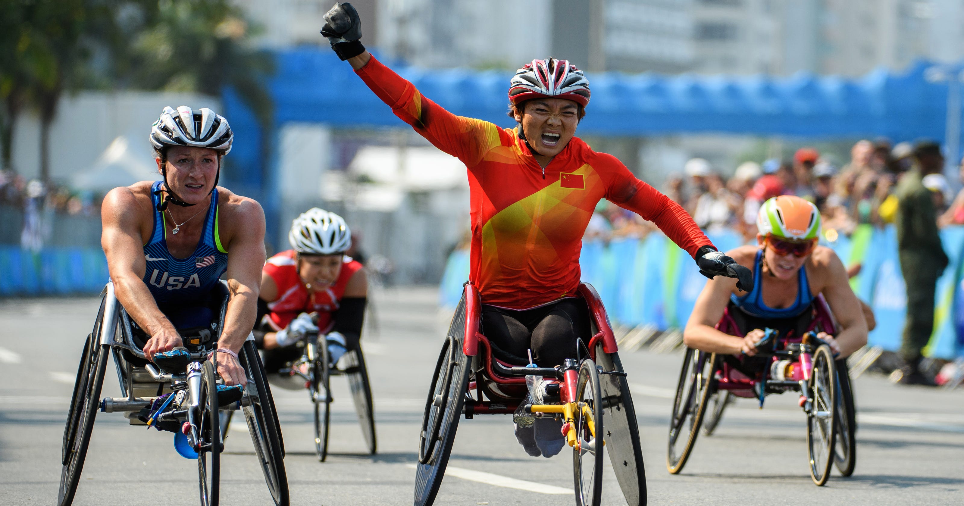 Paralympics: China's Zou Lihong wins wheelchair marathon
