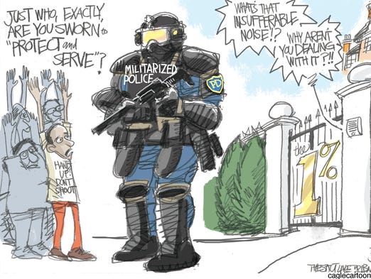 After Ferguson, roll back police militarization