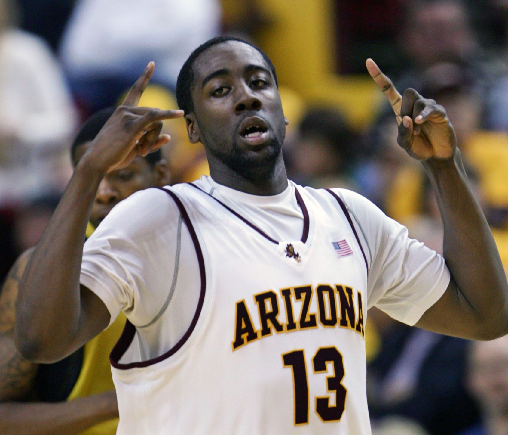 James Harden's jersey number retired at Arizona State