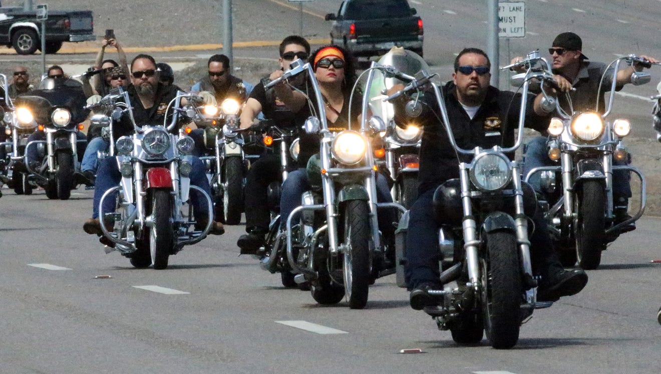 Hundreds of bikers say final goodbyes to Bandidos chapter president