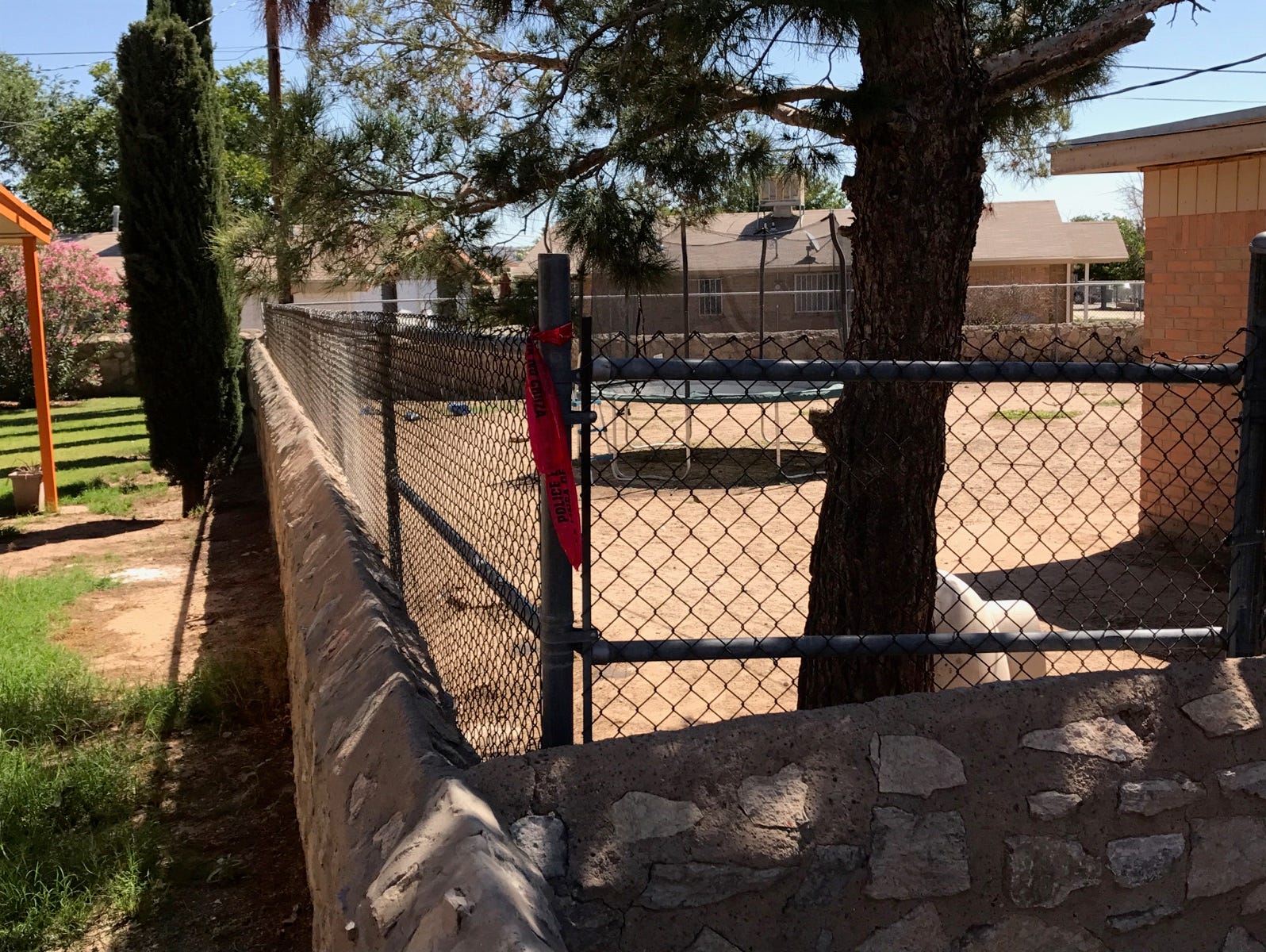 A 4-year-old boy died in the backyard of this Lower Valley home Thursday night after being mauled by family dogs. Police said the boy's mother left him playing outside in an enclosed trampoline.