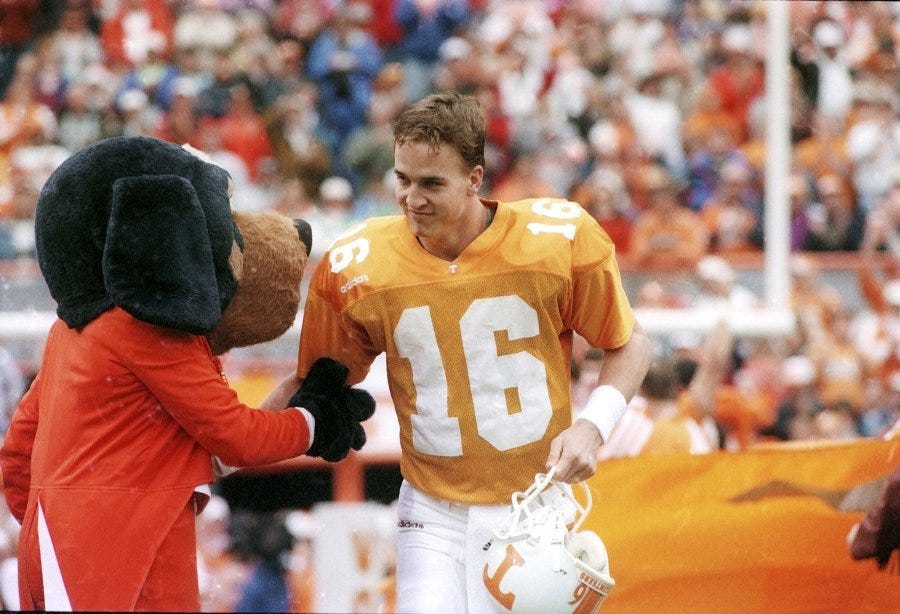 Women Tennessee Volunteers #16 Peyton Manning Orange Football Jerseys - Peyton  Manning Jersey - Vols Jersey 