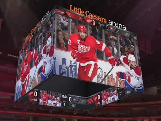 Little Caesars Arena will have world s largest centerhung scoreboard