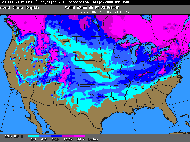 Snow On The Ground In 48 States