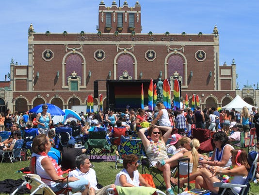 Gay Pride Draws Thousands To Asbury