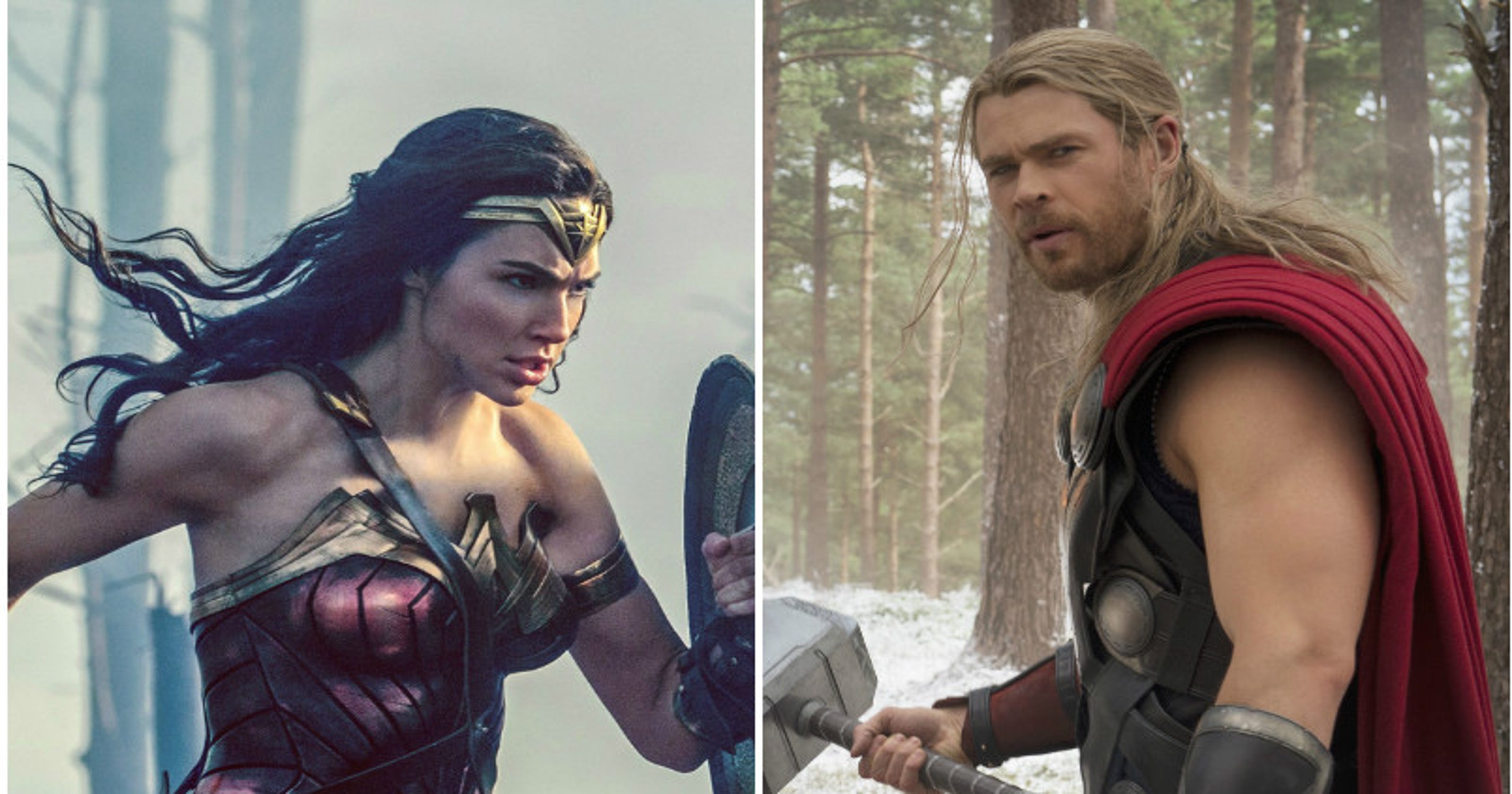 Gal Gadot And Chris Hemsworth Agree Wonder Woman Would Kick Thors Butt 4071