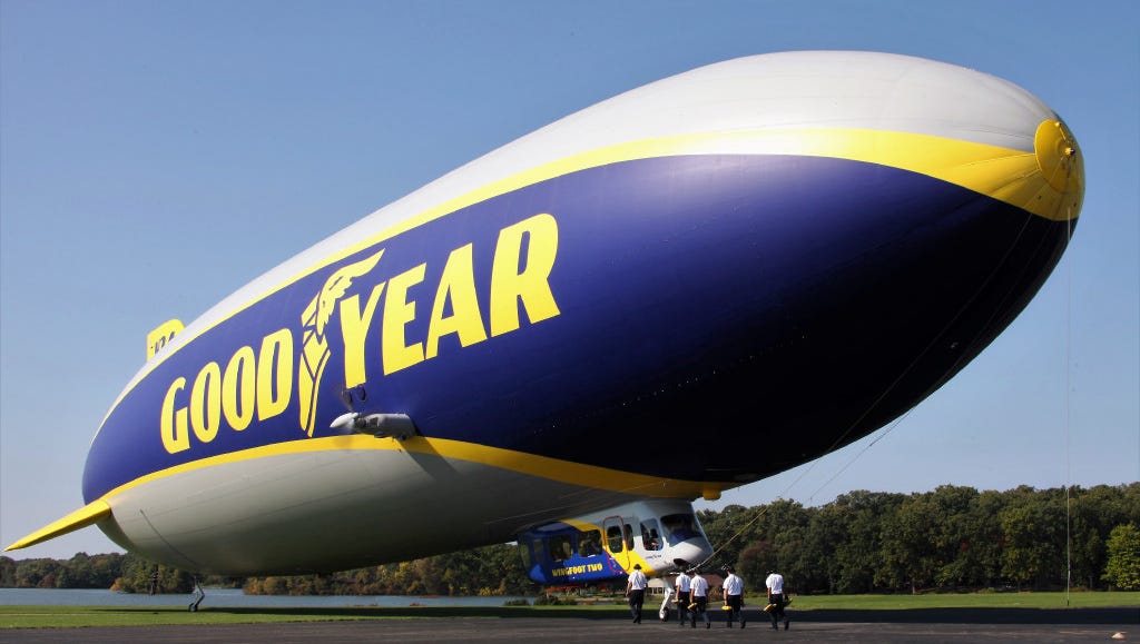 Goodyear Replaces Blimp With New Airship