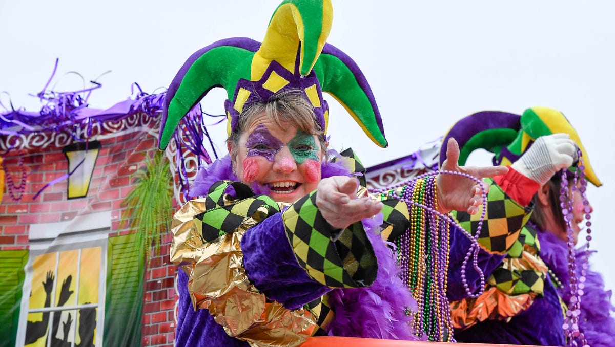 West Franklin Mardi Gras parade