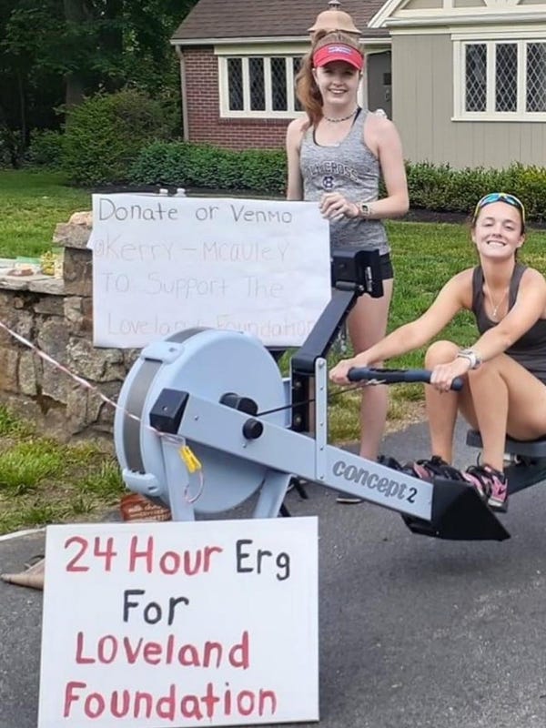 Hingham crew members complete 24-hour rowing fundraiser