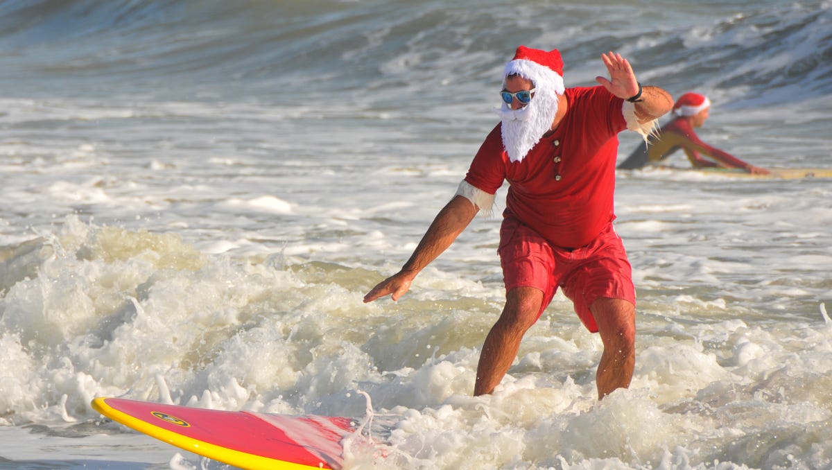 Gallery Surfing Santas of Cocoa Beach