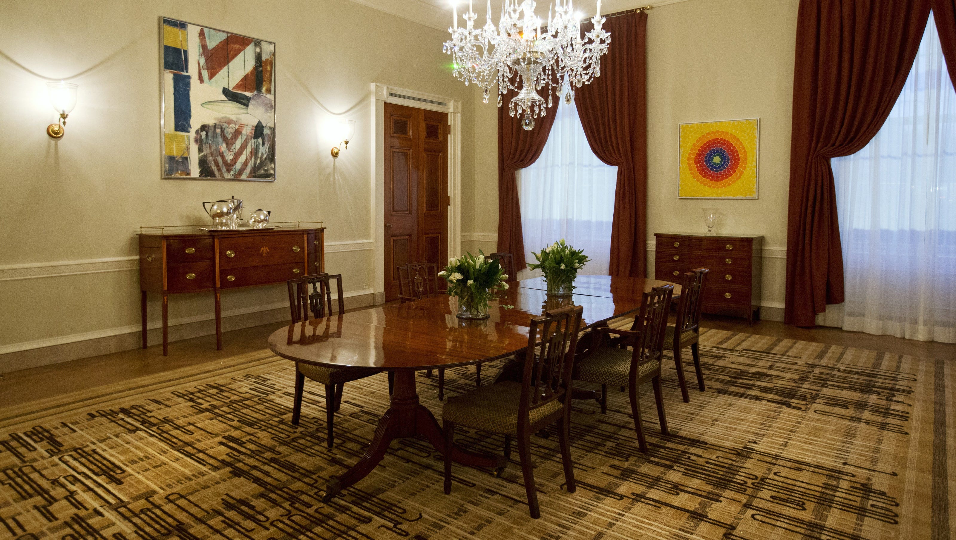 White House adds Old Family Dining Room to public tour