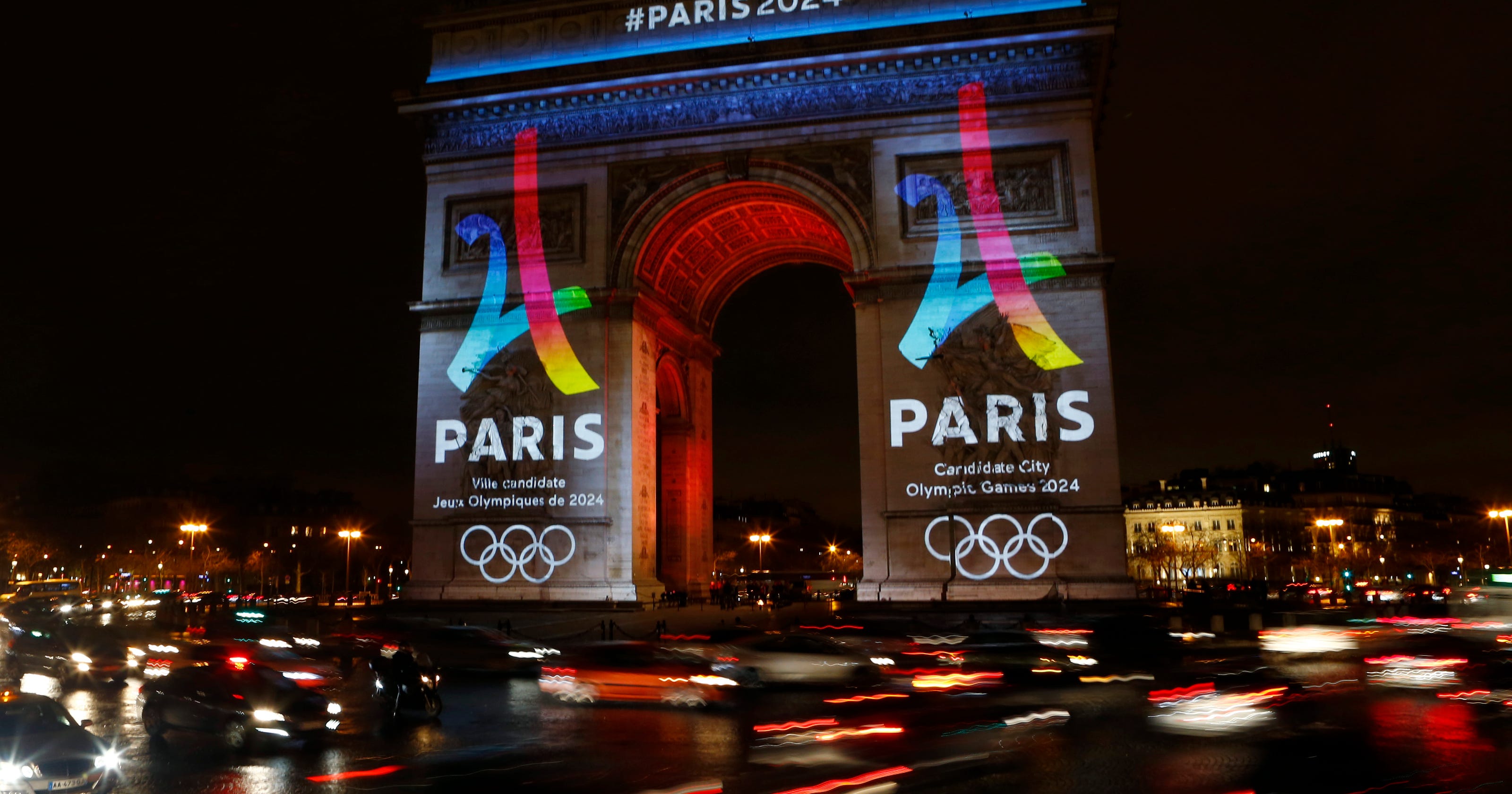 Paris secures sponsors; presents logo for 2024 Olympic bid