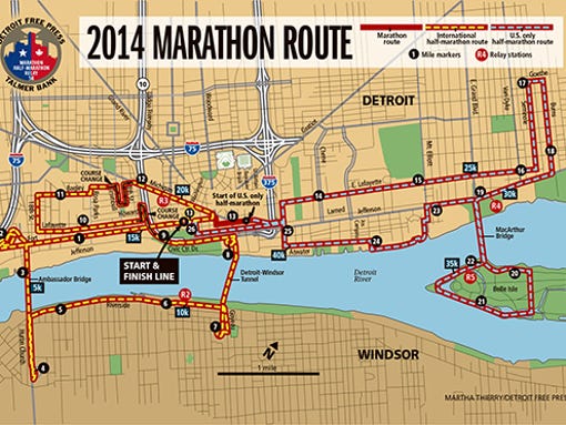 Quick guide to Detroit Free Press Talmer Bank Marathon events