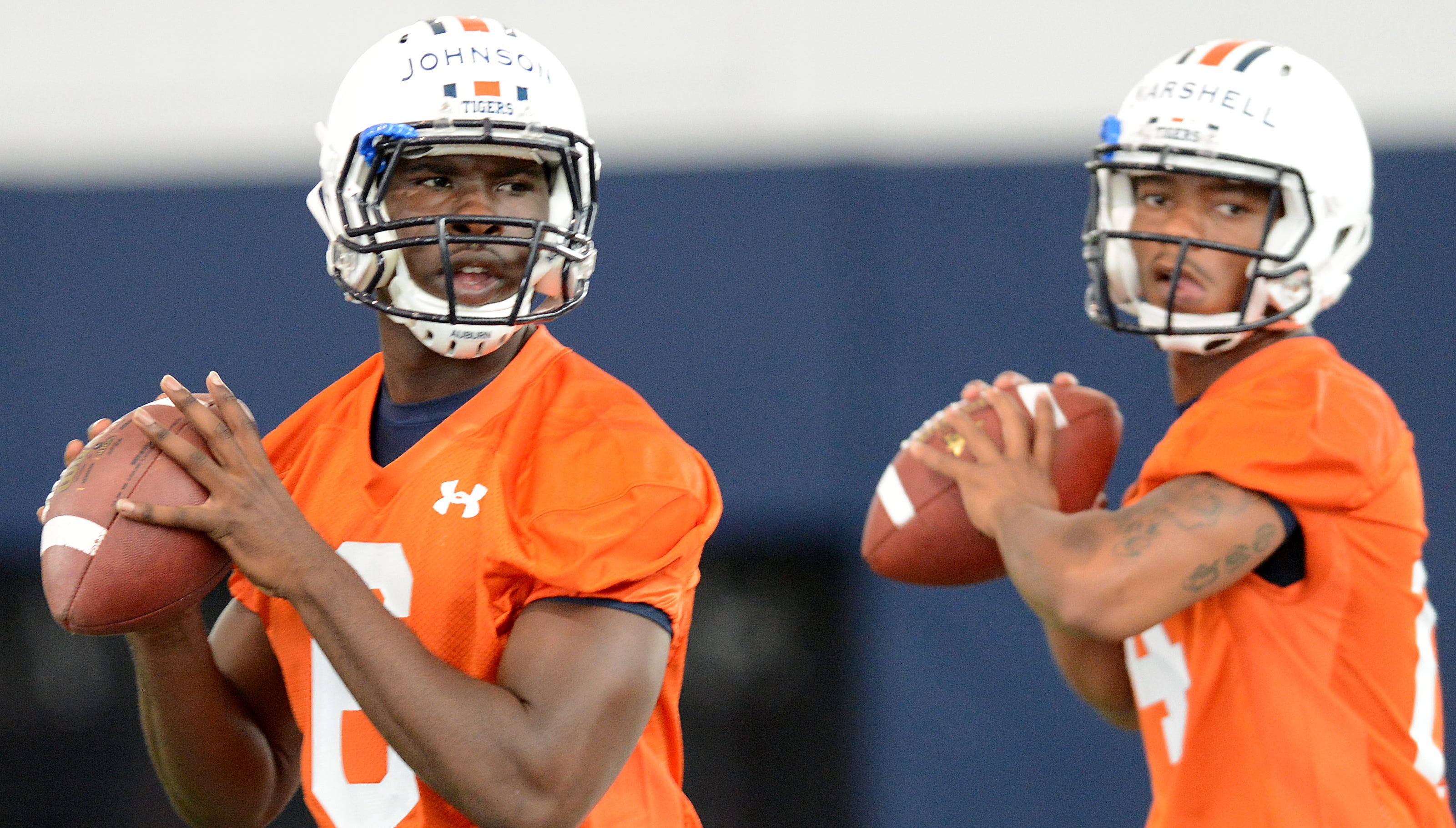 Auburn Qb Race At Full Speed After Scrimmage