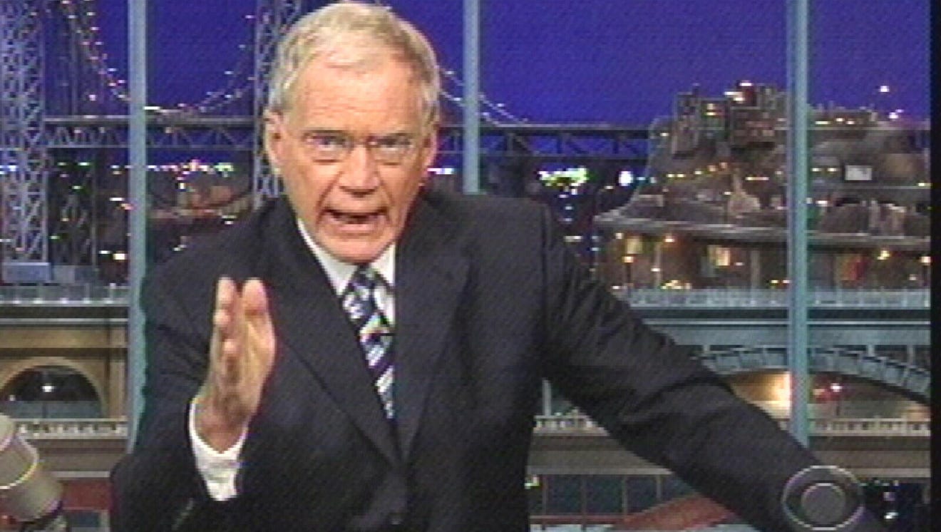 From Felonies To Fatherhood When Letterman Became The Story