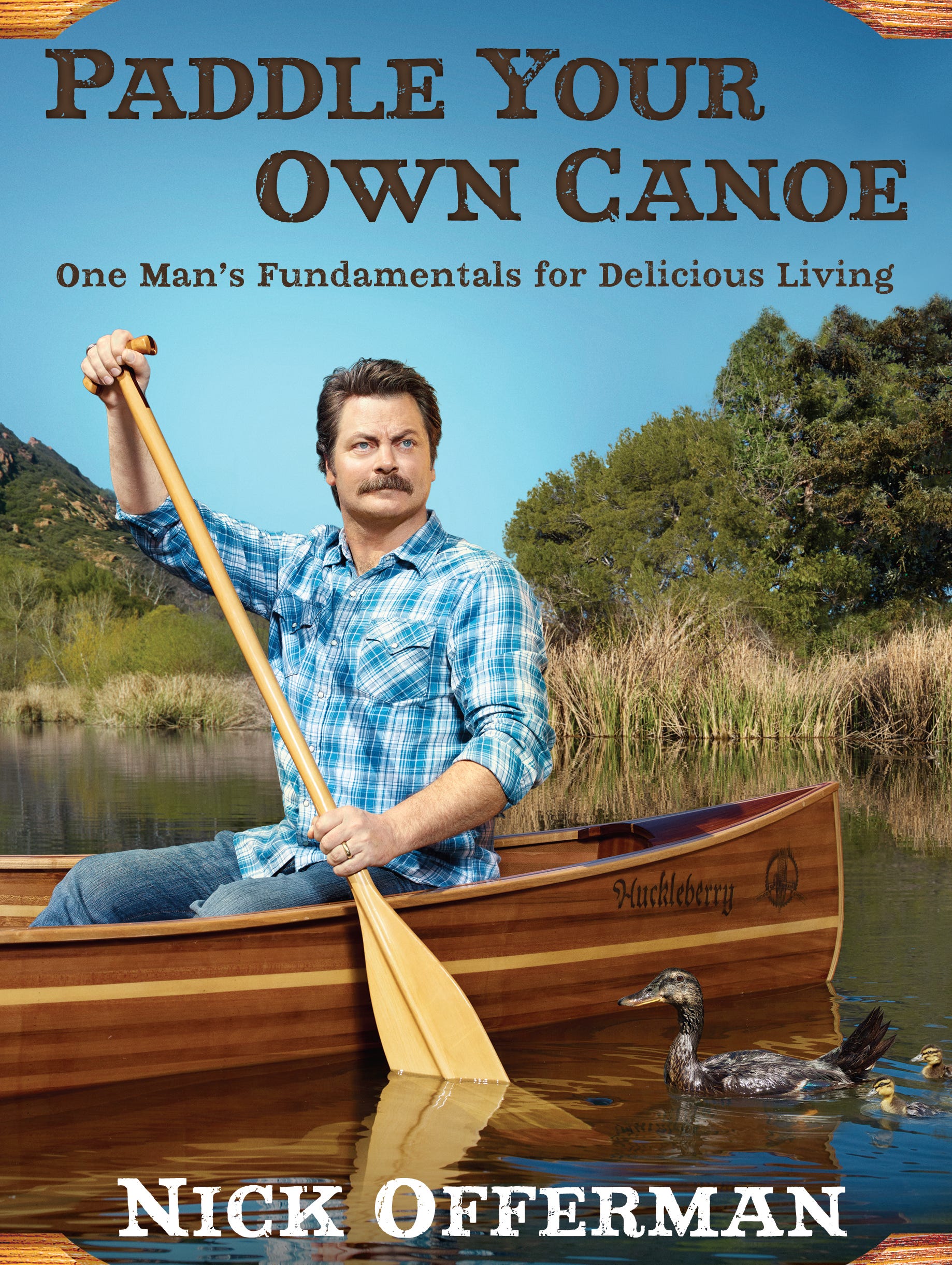 nick offerman canoe book